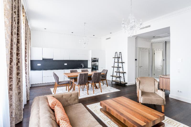 Zoya Luxury Residence Budapeste Exterior foto Interior of a serviced apartment in Berlin, Germany